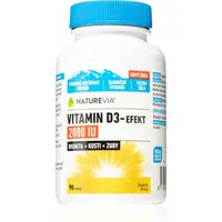 NatureVia Vitamin D3 Efekt 2000 IU tablety pro podporu imunitního systému 90 tbl