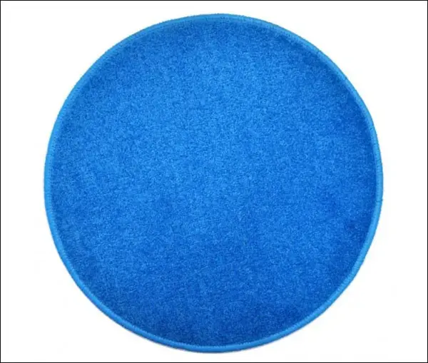 Eton světle modrý koberec kulatý - 57 cm