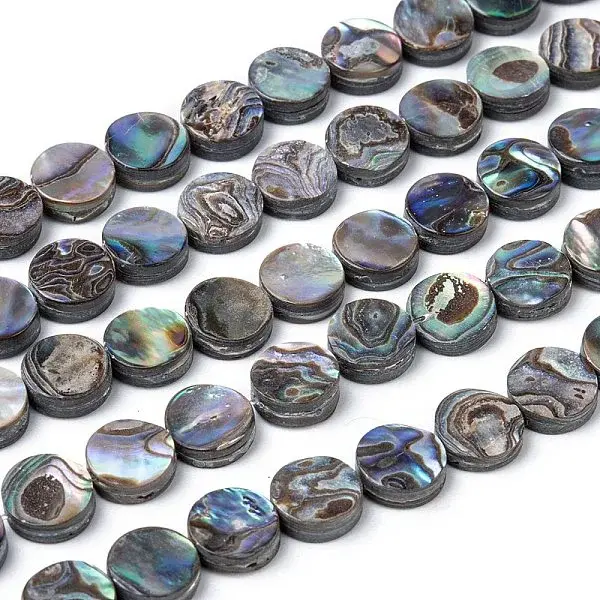 Natural Abalone Shell/Paua Shell Beads Strands