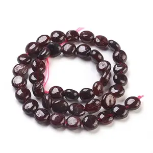 Natural Garnet Beads Strands