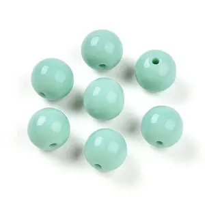 Opaque Solid Color Glass Beads