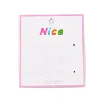 Rectangle Paper Earring Display Cards