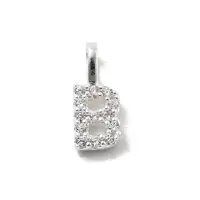 925 Sterling Silver with Cubic Zirconia Charms