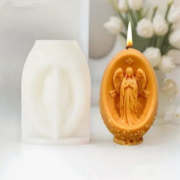 Easter Theme Saint DIY Silicone Candle Molds
