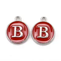 Platinum Plated Alloy Enamel Charms