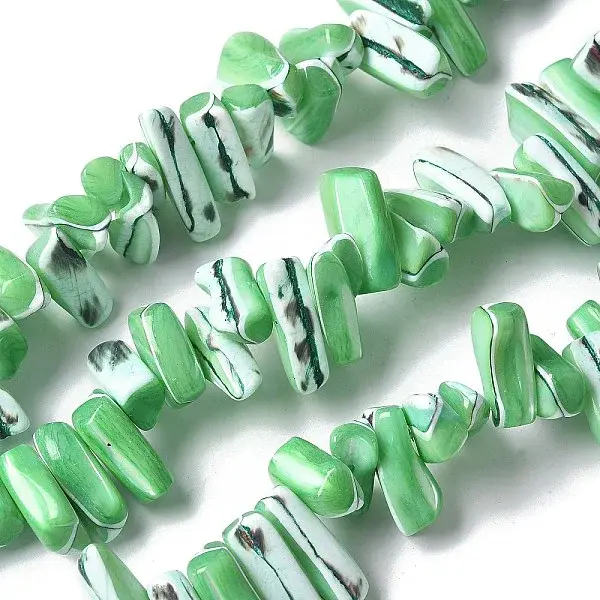 Dyed Natural Trochus Shell Beads Strands