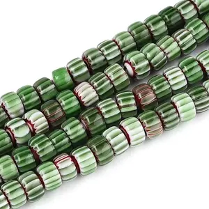 Handmade Millefiori Glass Beads Strands