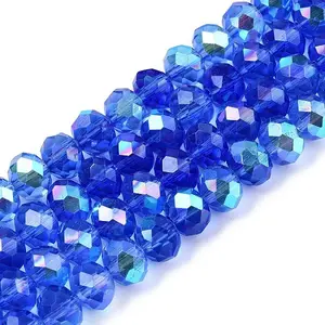 Electroplate Glass Beads Strands