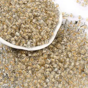 Transparent Inside Colours Glass Seed Beads