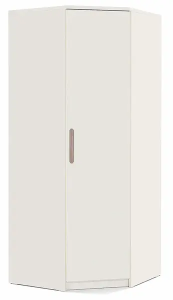 Rohová šatní skříň andy - béžová