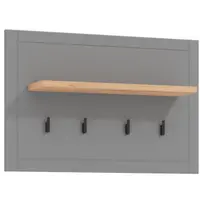 Věšákový panel lotta - šedá/dub artisan