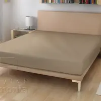 10-prostěradlo jersey hnědé - 70x140cm
