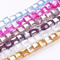 Electroplate Glass Beads Strands