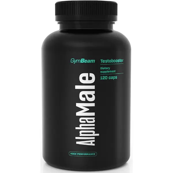 GymBeam AlphaMale TestoBooster kapsuly prostata, potencia, vitalita 120 cps