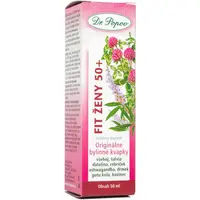 Dr. Popov Originálne bylinné kvapky Fit ženy 50+ bylinná tinktúra pre duševnú a fyzickú rovnováhu 50 ml