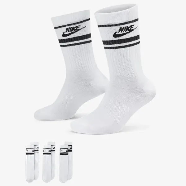 Nike Sportswear Dri-FIT Everyday Essential Crew Socks (3 Pairs) L