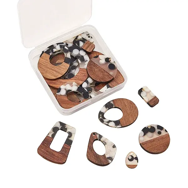 Resin & Wood Pendants