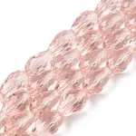 Transparent Glass Beads Strands