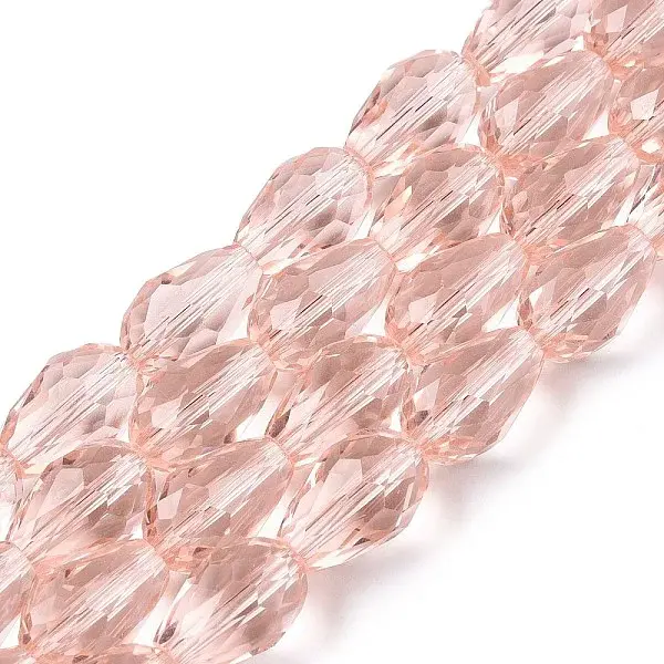 Transparent Glass Beads Strands