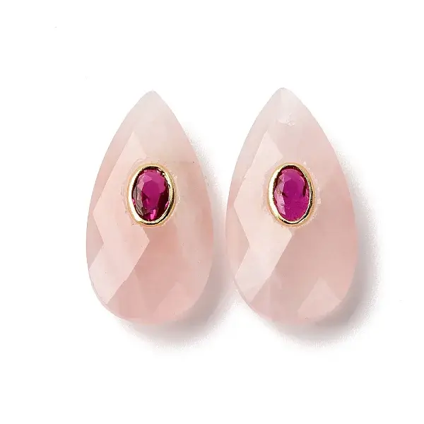 Natural Rose Quartz Pendants