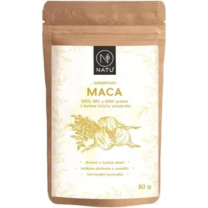 NATU Maca BIO prášek v BIO kvalitě 80 g