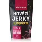 Allnature Hovězí jerky s pepřem sušené maso hovězí 100 g