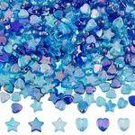 480Pcs 6 Style Transparent Acrylic Beads