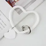 Silicone Heart Loop Phone Lanyard