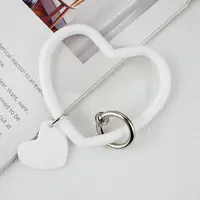 Silicone Heart Loop Phone Lanyard
