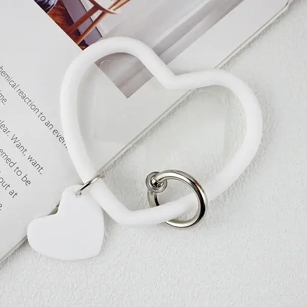 Silicone Heart Loop Phone Lanyard