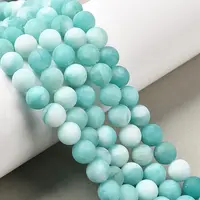 Natural White Jade Bead Strands