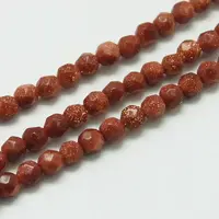 Synthetic Goldstone Beads Strands