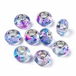 Transparent Resin European Beads