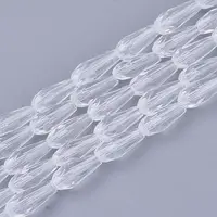 Transparent Glass Beads Strands
