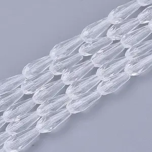 Transparent Glass Beads Strands