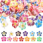 Handmade Polymer Clay 3D Flower Plumeria Beads