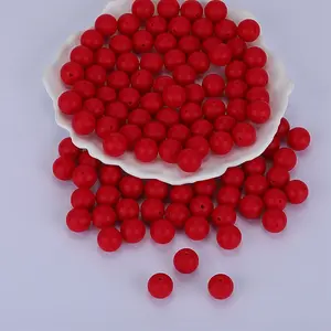 Round Silicone Focal Beads
