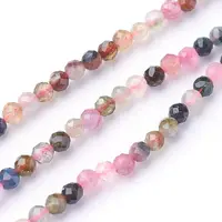 Natural Multicolor Tourmaline Beads Strands