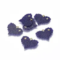 MIYUKI & TOHO Handmade Japanese Seed Beads Pendants