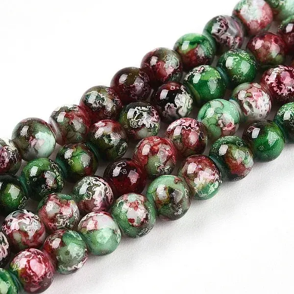 Baking Painted Glass Beads