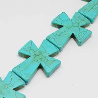 Synthetic Turquoise Beads Strands