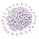 White Opaque Acrylic Beads