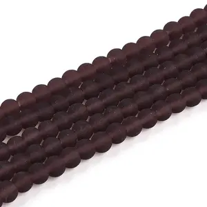 Transparent Glass Beads Strands