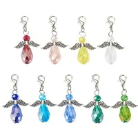 Angel Glass & Alloy Pendant Decoration
