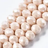 Electroplate Glass Beads Strands