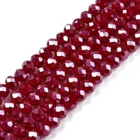 Electroplate Glass Beads Strands