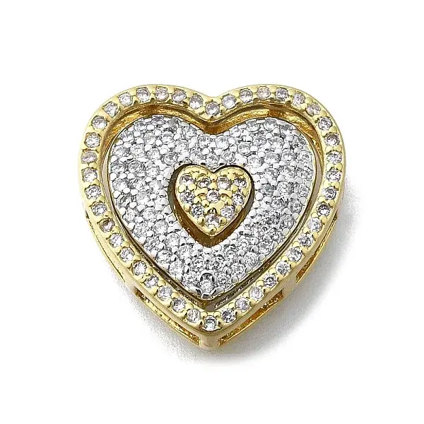 Brass Micro Pave Cubic Zirconia Pendants Set