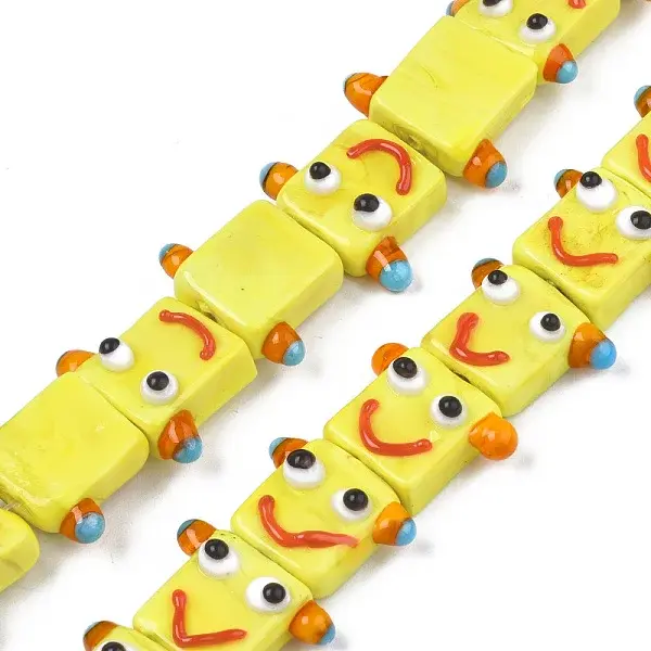 Handmade Bumpy Lampwork Beads Strands