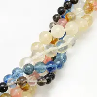 Watermelon Stone Glass Beads Strands