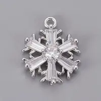 Brass Cubic Zirconia Pendants